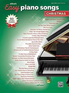 Alfred's Easy Piano Songs - Christmas De cover van het boek Alfred's Easy Piano Songs - Christmas